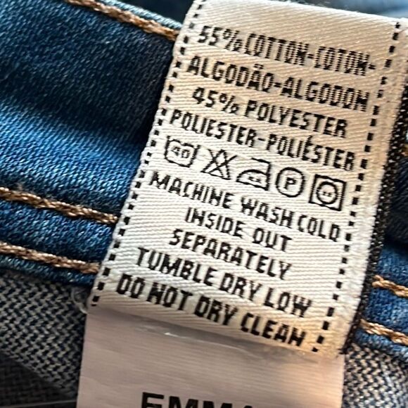 DL1961 🌻Women's Blue Light Wash Low-Rise Leggings Skinny Jeans Size 27 - Picture 8 of 11